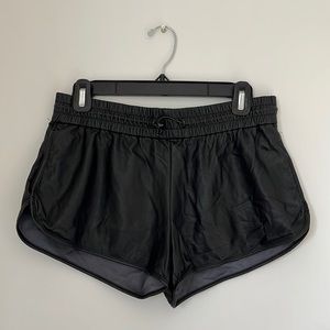 Wilfred Free Faux Leather Shorts